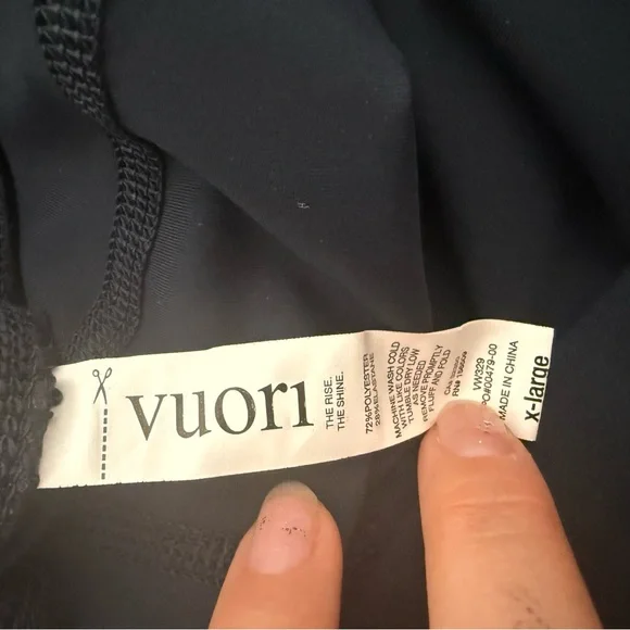 Vuori Pace High Rise Legging - Black